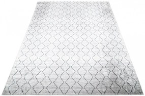 Светлосив модерен килим със семпъл модел Ширина: 120 см | Дължина: 170 см