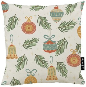 Калъфка за възглавница с коледен мотив 45x45 cm Retro Cute Ornaments – Butter Kings