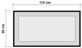 Стенно огледало Simply, 110 x 60 cm - Wallity