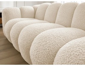 Бежов диван от прежда с примки от букле 232 cm Hippolyte – Bobochic Paris