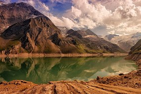 Фототапет – Езеро в планините