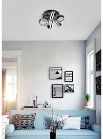 Черно LED осветително тяло за таван Carrera – Trio