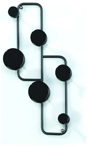 Черна стенна закачалка Anya - Tomasucci