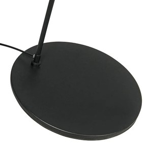 Интелигентна модерна аркова подова лампа черна с WiFi G95 - Vinossa