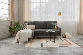 Променлив сив велурен разтегателен диван Tori - Bonami Selection