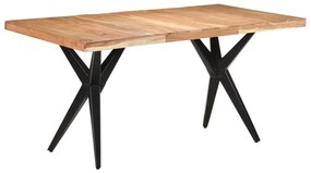 323565 vidaXL Трапезна маса, 160x80x76 см, акациево дърво масив