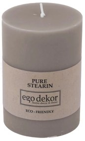 Бежово-кафява приятелска свещ, време на горене 37 ч. Eco - Eco candles by Ego dekor
