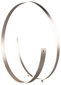 Сива LED подова лампа с гласово управление/ управление чрез мобилно приложение с метален абажур (височина 75 cm) Cinardi – CINQUE