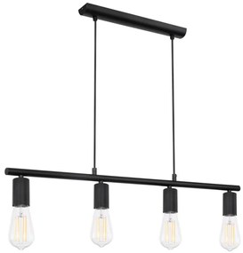 Globo 54008-4H - Полилей на въже MARTHA 4xE27/60W/230V