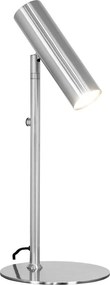 Стоманена настолна лампа в сребрист цвят (височина 47 cm) Paris – House Nordic