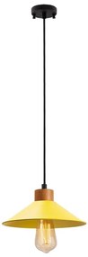 Пендант на кабел MANAVGAT 1xE27/40W/230V жълт/кафяв
