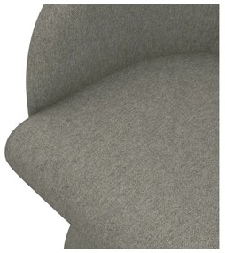 Сив тапициран трапезен стол Kanoa – Makamii