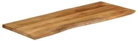 370769 vidaXL Плот за маса, 140x60x2,5 см, жив ръб, масивно дърво манго
