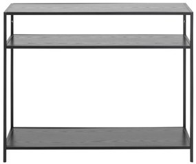 Черна конзолна маса 100x35 cm Seaford - Actona