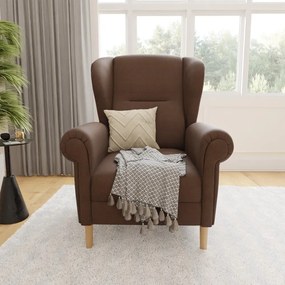 Тъмнокафяво кресло крило Swan – Ropez