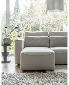 Кремав ъглов разтегателен диван (променлив) Homely Tommy - Miuform