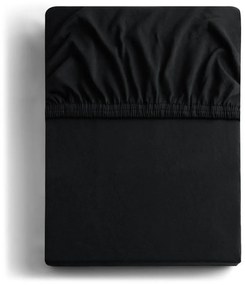 Колекция черен чаршаф от еластично трико, 200/220 x 200 cm Amber - DecoKing