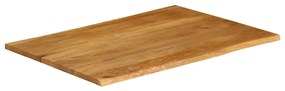 370772 vidaXL Плот за маса, 100x80x2,5 см, жив ръб, масивно дърво манго