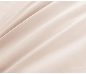 Бежово спално бельо от памучен сатен Classic, 135 x 200 cm - Bianca