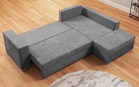 Разтегателен ъглов диван + табуретка Лондо