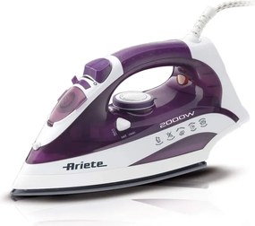 Ютия Ariete STEAM IRON 6235/00, 2000W, 0.3 л, Керамична плоча, Парна струя, Лилав