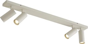 Модерен плафон бежов с 4 светлини, регулируем - Renna