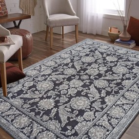 Модерен килим с кремава шарка Широчина: 80 см | Дължина: 150 см