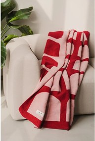 Червено/розово одеяло 150x200 cm Gilli – noo.ma