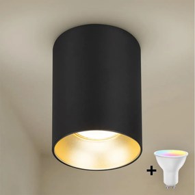 BRILAGI - LED RGBW димируемо точково осветително тяло TRINE 1xGU10/4,8W/230V черно/златно