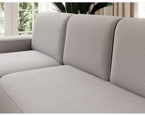 Светлосив шенилов сгъваем/с място за съхранение ъглов диван (ляв ъгъл) Aurumm – ELTAP