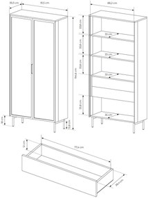 Витрина Luminus-Кафяв