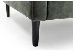 Зелено-сив кадифен диван 153 cm Adagio - Scandic