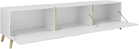 ТВ стойка Picru 3D-Бяло Gualistero