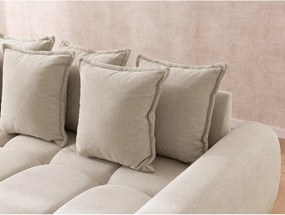 Бежов ъглов диван (десен ъгъл) Albane – Ropez