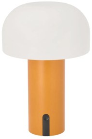 Бяло-оранжева LED настолна лампа (височина 22,5 cm) Styles – Villa Collection
