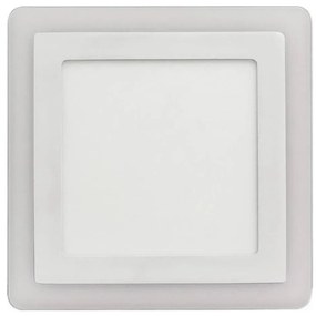 APLED -LED Лампа за вграждане в баня SQUARE DUO LED/16W/230V 19,5x19,5 см бял