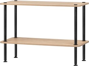 Стелаж от декор от дъб в естествен цвят 80x54,5x35 cm Teidi – noo.ma