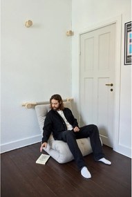 Кафяво кресло Hooked – Karup Design