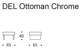 Бежова табуретка за крака Cassius - Innovation