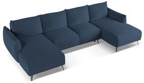 Син ъглов диван Malie – Makamii