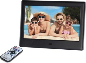 Sencor - Дигитална фоторамка 7" с високоговорител 230V черна + дистанционно управление