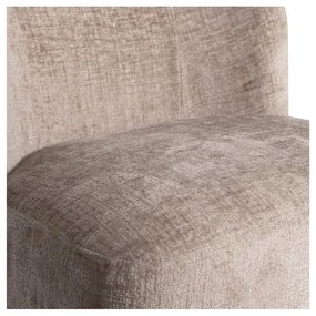 Светлокафяво кресло от кадифе Atty - WOOOD