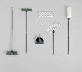 Лопатка и четка 5five Easy Clean, Сива, Пластмаса