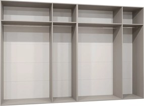 Гардероб Малага шесткрилен-Черен