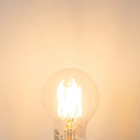 Комплект от 5 LED крушки E27 A60 прозрачни 6W 630lm 2200K