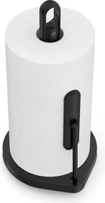 Държач за кухненски кърпи от матирана черна стомана - simplehuman