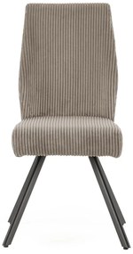 Светлосиви велурени трапезни столове в комплект 2 бр. Anibal – Marckeric