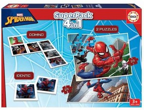 Образователна Игра Educa Superpack Spider-man Многоцветен (1 Части)