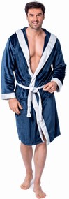 Мъжки халат Comfort Navy