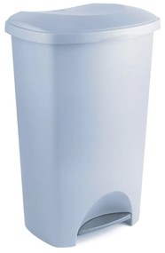 Сив кош за боклук с педал, изработен от рециклирана пластмаса Eco Range, 50 л - Addis